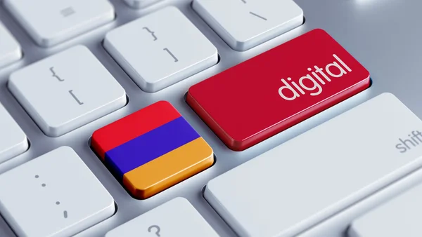 Konsep Digital Armenia — Stok Foto