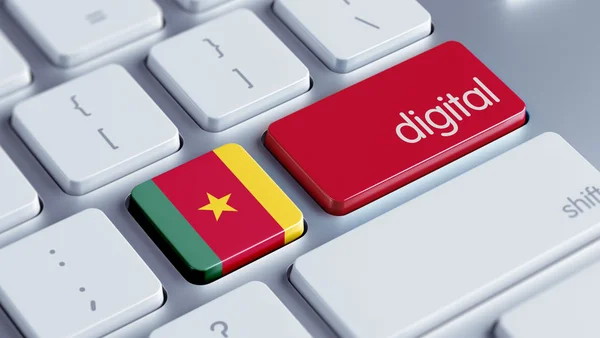 Cameroon Keyboard Concept — Stock Photo, Image