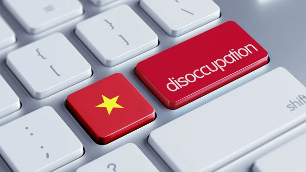 Vietnam Concepto de Desocupación — Foto de Stock