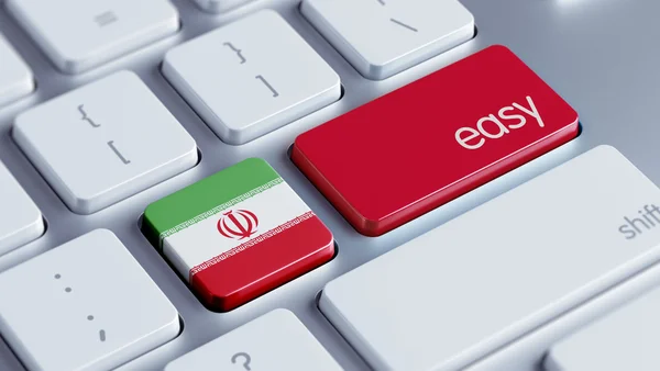 Iran Concetto facile — Foto Stock