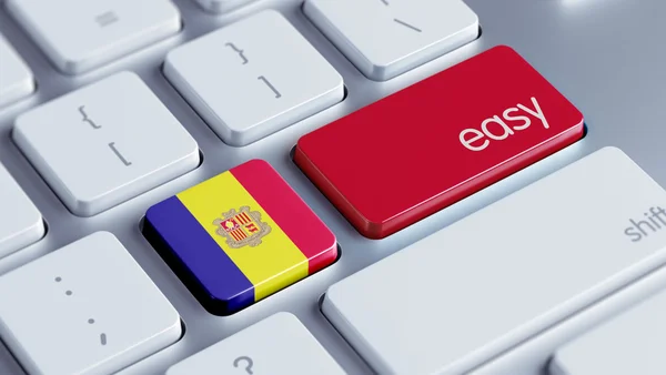 Andorra Easy Concept — Stock Photo, Image