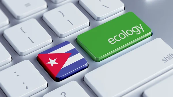 Kuba ekologie koncept — Stock fotografie
