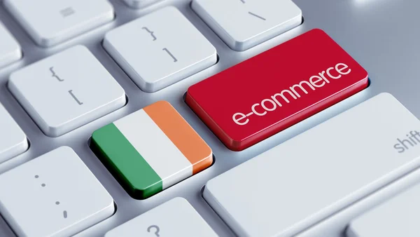 Irlanda Concepto de comercio electrónico —  Fotos de Stock