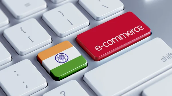 India E-Commerce Concept — Stock Photo, Image