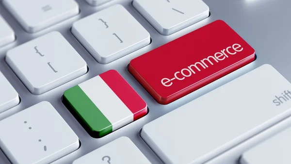 Italia E-Commerce Concept — Foto Stock