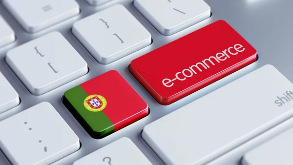 Portekiz E-ticaret kavramı — Stok fotoğraf