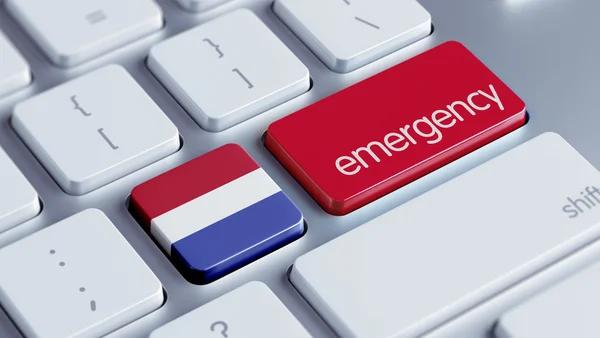 Países Bajos Concepto de emergencia —  Fotos de Stock