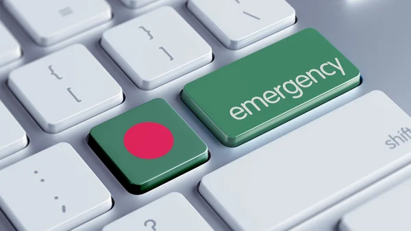 Conceito de emergência Bangladesh — Fotografia de Stock
