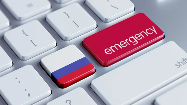 Russia Concetto di emergenza — Foto Stock