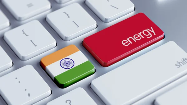 Conceito de Energia da Índia — Fotografia de Stock