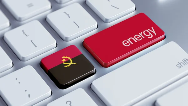 Angola energieconcept — Stockfoto