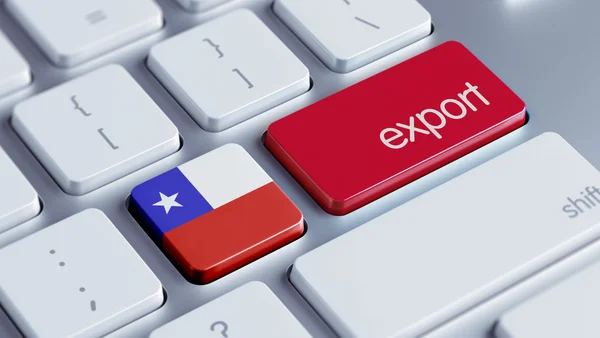 Chile Export koncept — Stockfoto