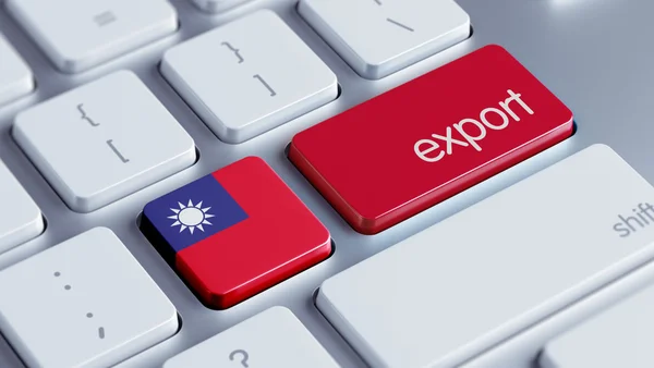 Taiwan Export koncept — Stockfoto