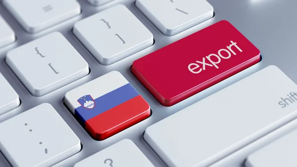 Eslovenia concepto de exportación — Foto de Stock
