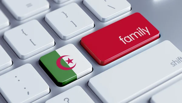 Algeria familienkonzept — Stockfoto