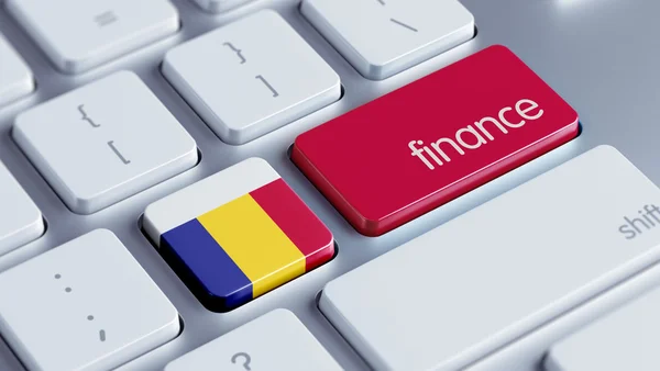 Rumania Concepto Financiero — Foto de Stock