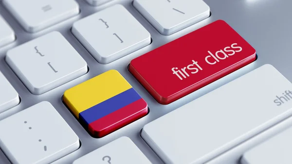 Colombia First Class Concept — Stock Photo, Image