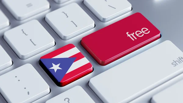 Concepto libre de Puerto Rico —  Fotos de Stock