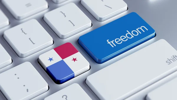 Panama vrijheid concept — Stockfoto