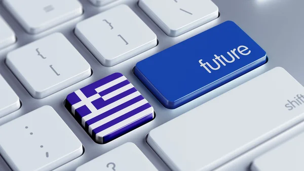 Griechenland Zukunftskonzept — Stockfoto