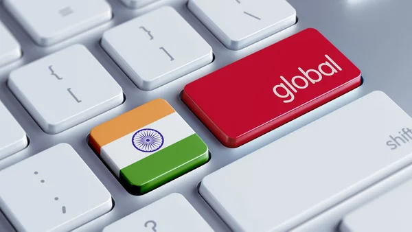 India Concetto globale — Foto Stock