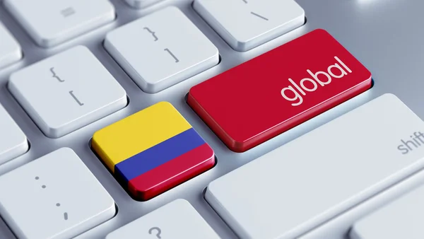 Colombia Global Concept — Stock Photo, Image