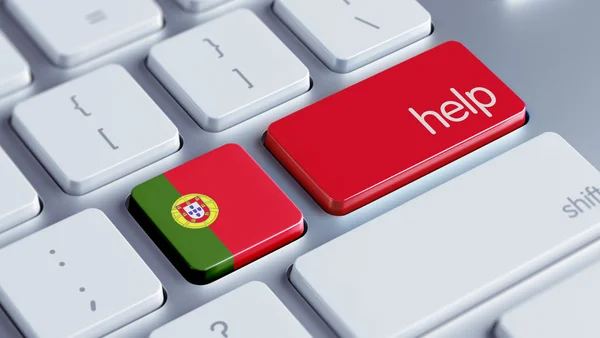 Portugal Help Concept — Stock Photo, Image