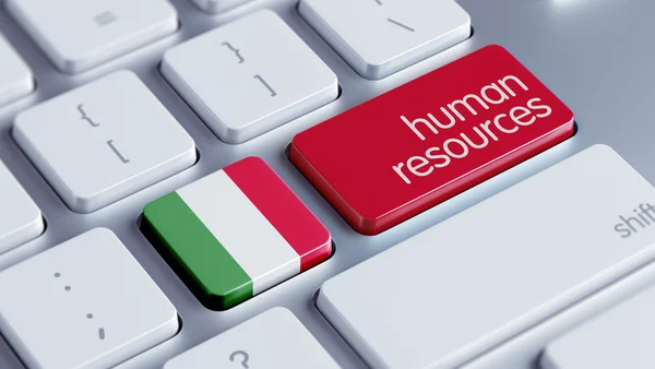 Italia Concepto de Recursos Humanos —  Fotos de Stock