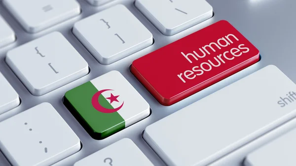 Algeria Concetto di risorse umane — Foto Stock