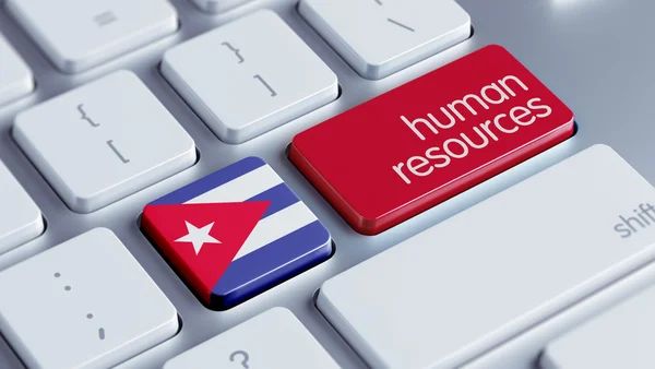 Kuba zasoby ludzkie pojęcie — Zdjęcie stockowe