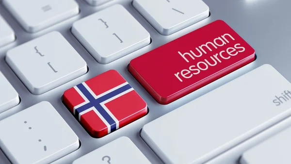 Norge mänskliga resurser koncept — Stockfoto