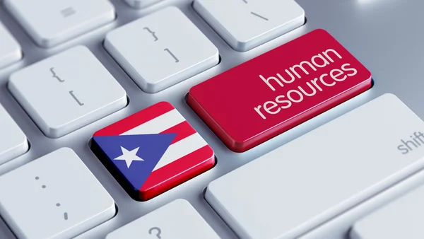 Puerto Rico mänskliga resurser koncept — Stockfoto