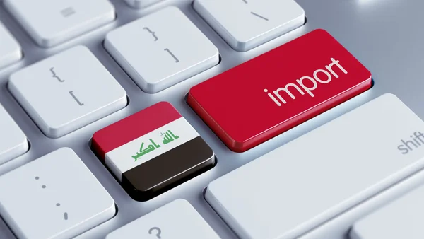 Irak importeren Concept — Stockfoto