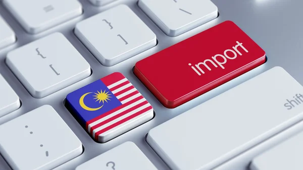 Malaysia Import koncept — Stockfoto