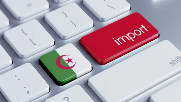 Conceito de importação da Argélia — Fotografia de Stock