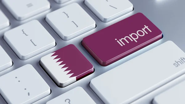 Qatar Concepto de importación — Foto de Stock