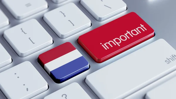Conceito importante da Holanda — Fotografia de Stock