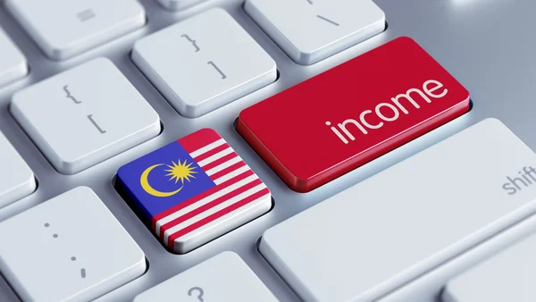 Maleisië inkomen concept — Stockfoto