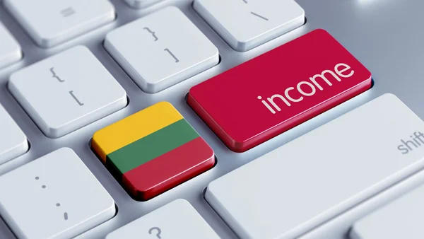 Lithuania Income Concept — Stock Photo, Image