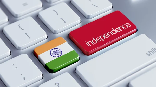 Koncepce nezávislosti Indie — Stock fotografie