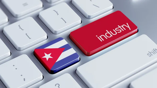 Concetto di industria di Cuba — Foto Stock