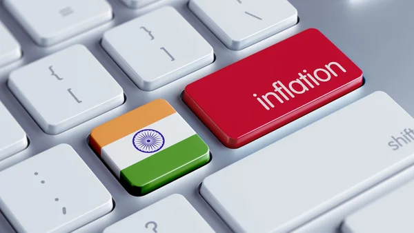 Indie inflacji concep — Zdjęcie stockowe