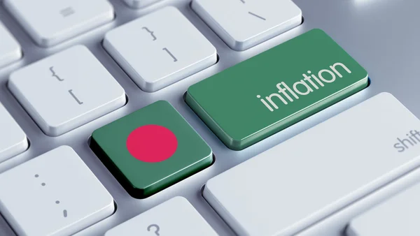 Bangladesh inflatie concep — Stockfoto