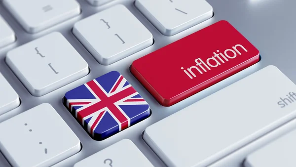 Regno Unito Inflazione Concep — Foto Stock