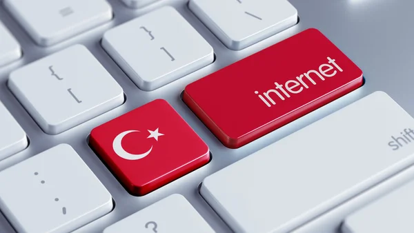 Internet-Konzept für die Türkei — Stockfoto