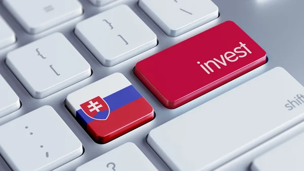 Slowakije investeren Concep — Stockfoto