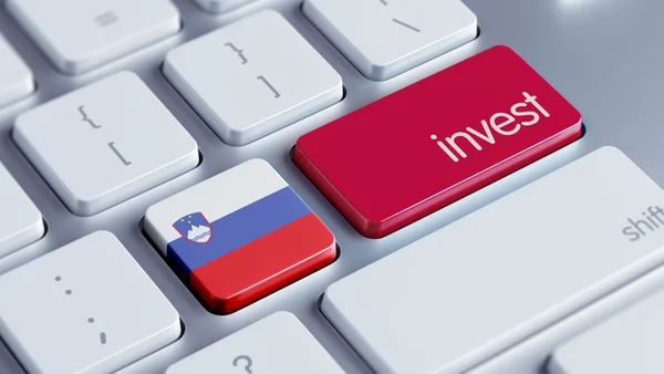 Invest Slovenia Concep — Foto Stock