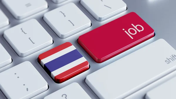 Thailandia Concetto di lavoro — Foto Stock