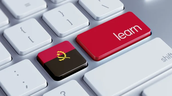 Angola leren Concept — Stockfoto