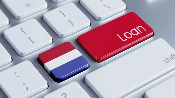 Koncept půjčky Nizozemsko — Stock fotografie